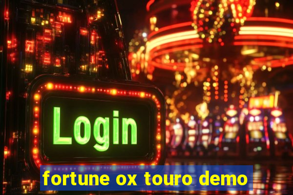 fortune ox touro demo